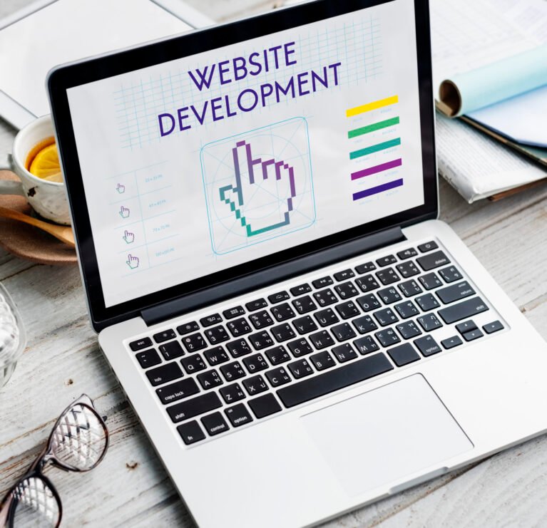 Website Development Links Seo Webinar Cyberspace Concept